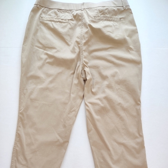 Chico's Tan Pants with Adjustable Hem Size 14 - Picture 3 of 13